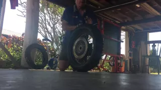 changing tires