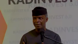 Prof. Yemi Osinbajo Speaks at the 6th Edition of Kaduna Investment & Economic Summit  KADINVEST 6.0