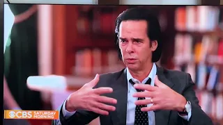 Nick Cave on CBS Saturday.