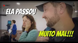 OLHA SÓ O ESTADO da MULHER VOLTANDO para CASA #975