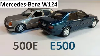 Wolf in sheep's clothing: 1/43 Mercedes-Benz W124 500E/E500