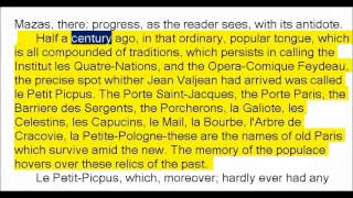 Les Miserables by Victor Hugo 3 Parts 13 - 18 (Book Reading, British English Female Voice)