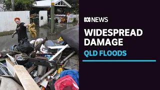 Queensland flood-hit residents start returning home, but more bad weather is on the way | ABC News