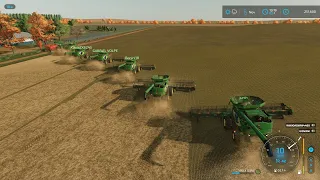 MEGA COLHEITA DE SOJA BACURI 2K22 | Farming Simulator 22