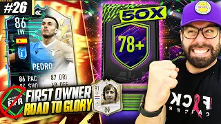 FLASHBACK 86 PEDRO REVIEW! FUT CHAMP PLAYOFFS! 50x 78+ PLAYER PACKS - First Owner RTG #26 - FIFA 22