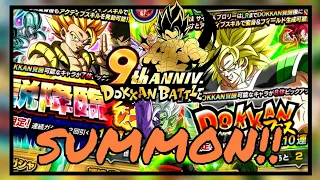 1000+ STONES SUMMON 9 ANNIVERSARIO!!!!!!!DRAGONBALL  Z DOKKAN BATTLE JAP