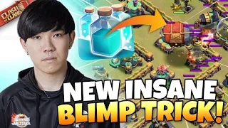 KLAUS gets INSANE Blimp Value with this NEW TRICK! Clash of Clans