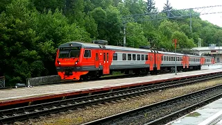 Электропоезд Кисловодск-Минеральные Воды (отправление из Кисловодска) / Electric train Russia