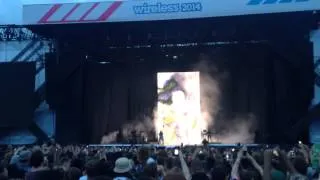 Kanye West Live @ Wireless 2014 (Rant/Speech) (W/ Pharrell and Meridian Dan)