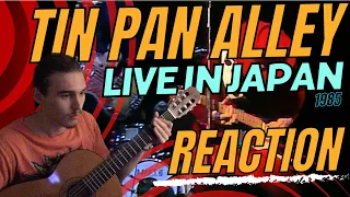 STEVIE RAY VAUGHAN TIN PAN ALLEY Live in Japan 1985 REACTION !!!