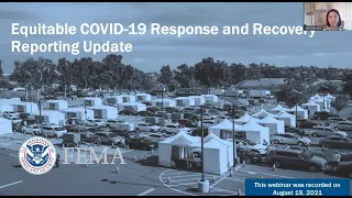 Equitable COVID-19 Response and Recovery (2021-08-19)