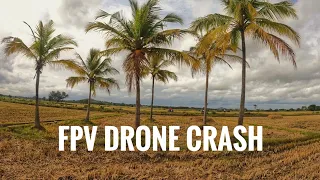 Fpv drone Crash#Gopro 9/4k/FOXEER Aura Lr/ Mamba Toka