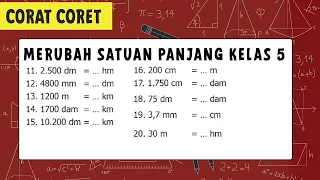 MEMAHAMI SATUAN PANJANG | SATUAN PANJANG KELAS 5