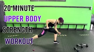 Gun Show! 20 Minute Upper Body Strength with Dumbbells Workout