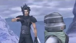 Zack Fair and Cloud Strife meet:Crisis Core:Final Fantasy 7