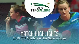Kilian Ort/Wan Yuan vs Eric Glod/Sarah de Nutte | 2019 ITTF Nigeria Open Highlights (Final)