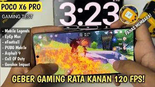 SUPER KENCENG TAPI PANANS? Gaming Test Poco X6 Pro - Geber gaming nonstop!