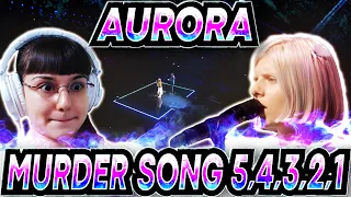 AURORA | MURDER SONG (5,4,3,2,1) Vocal Coach Reaction