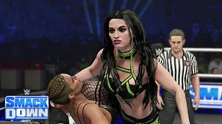 WWE 2K23 Universe - Smackdown - Paige w/ Emma vs Ronda Rousey w/ Shayna Baszler