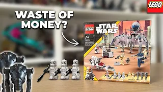 Is the NEW Clone Trooper & Battle Droid Battle Pack a WASTE of Money? (75372)