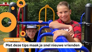 Kinderen vinden vrienden maken op vakantie best moeilijk