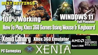 How To Play Xbox 360 Game Using Xenia Emulator | How To Use Mouse and Keyboard in Xenia Emulator