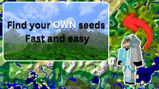 Find your own minecraft seeds fast and easy (Faster Than Ever) 1.1 to 1.20+