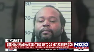 Brennan Washam sentenced to 20 years