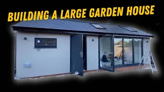 HOW TO BUILD A GARDEN HOUSE WITH PITCHED ROOF