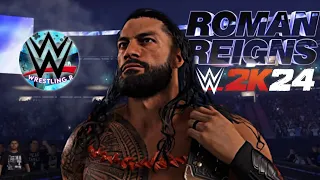 WWE 2K24 - ROMAN REIGNS OFFICIAL FULL ENTRANCE || WWE 2K24 GAMEPLAY | ROMAN REIGNS | WRESTLING R