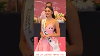 8 DELEGATES STANDOUT DURING Jell Life Contract Signing Event  #missuniversephilippines #muph2024