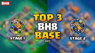 New Best! BH8 Base 2023 | After Update COC | Top 3 Builder Hall 8 Base Layout 2023 - SuperClash