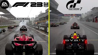 F1 23 vs Gran Turismo 7 PS5 Graphics Comparison #EApartner