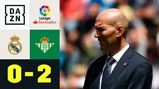 Zidanes Königliche vergeigen Saisonfinale: Real Madrid - Real Betis 0:2 | La Liga | DAZN Highlights