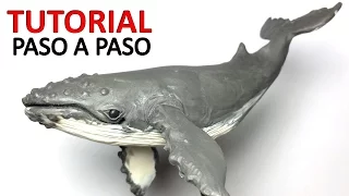 ★Como hacer una ballena jorobada de plastilina paso a paso