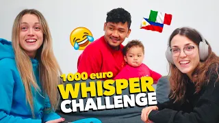 WHISPER CHALLENGE! ITALIAN SISTER EDITION! DAMI KONG TAWA! 🇵🇭🇮🇹