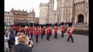 Changing the Guard at Windsor Castle - Saturday the 6th of April 2019
