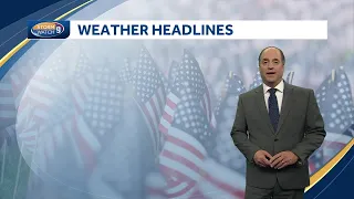 Video: Warm, less humid day ahead