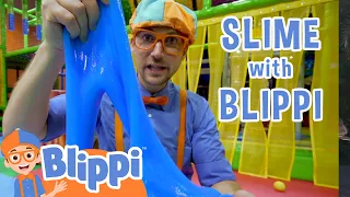 SLIME! | Blippi Learns the 5 Senses at a Play Place | Educational Videos for Kids