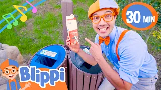 Recycle for the Earth Song | Blippi Music for Children | Nursery Rhymes for Babies