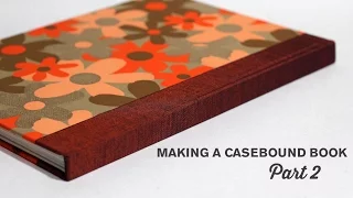 Making a Casebound Hardcover Book (Part 2: Making the Cover)