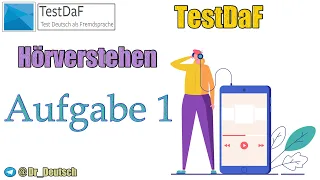 TestDaF. Hörverstehen. Aufgabe 1. Hinweise zu den Notizen