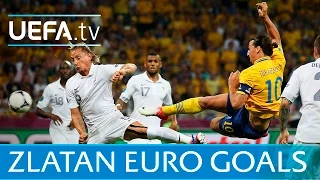 Zlatan Ibrahimović: Watch all of his EURO goals!