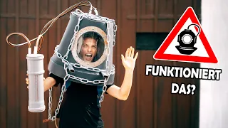 We built a DIVING BELL from a FLOWER POT! (RISK OF DEATH do not try this at home!) with subtitles