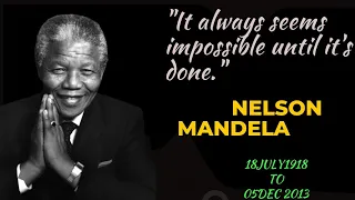 Top 35 Inspirational and motivational Quotes by Nelson Mandela. Best quotes of nelson mandela