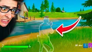 FIQUEI INVISIVEL E BATI MEU RECORDE DE KILLS! BUG FORTNITE!