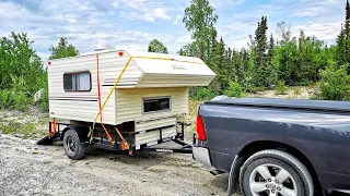 A LOWRIDER TRUCK CAMPER! Super cheap.