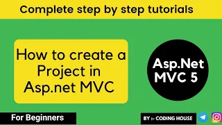 How to create MVC 5 project | how to create a project in MVC | MVC Tutorial for Beginners in .NET C#