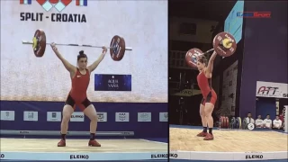 2017 European Weightlifting 63 kg Group B