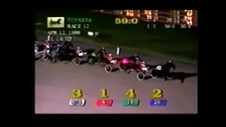 1999 Yonkers Raceway BARRICK GOLD Rick Farrington (Rough Audio)